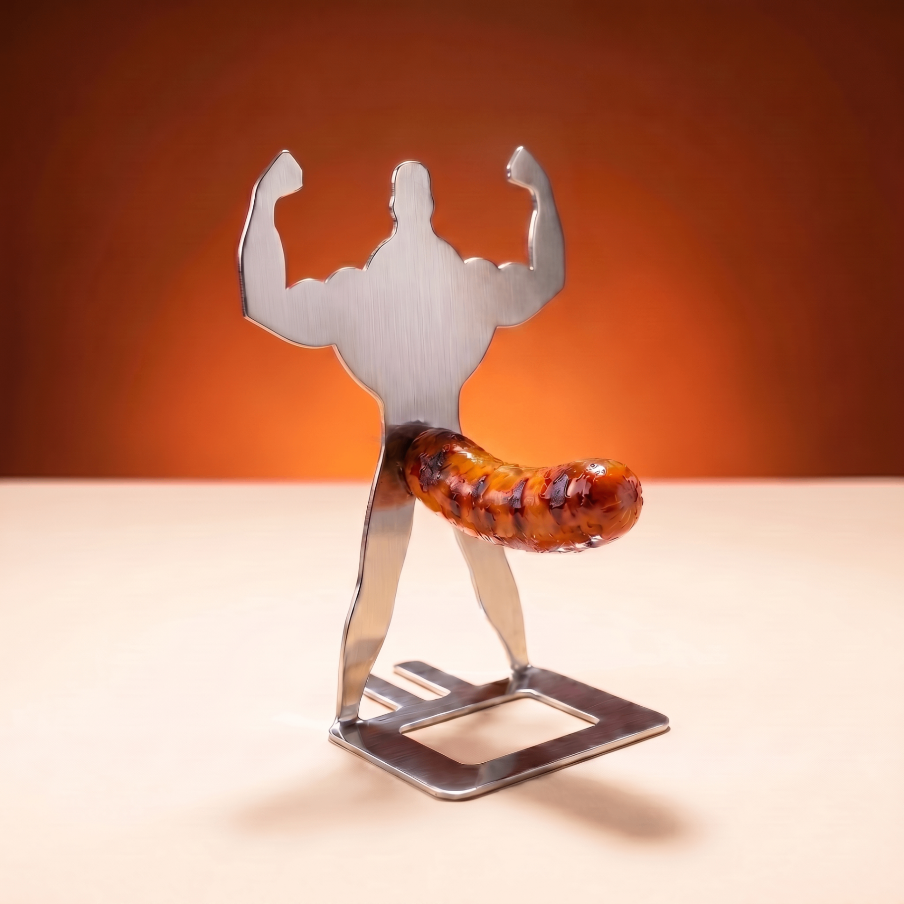 The Flex Bro Backyard Bros character posed on a bright studio background